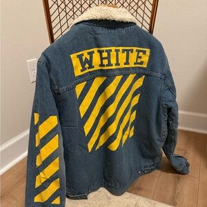 Off-White Blue Denim Rare Virgil Abloh